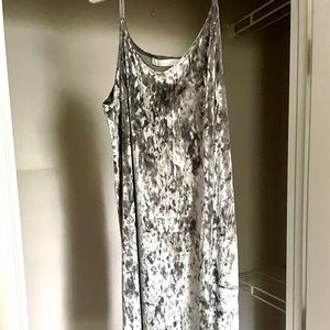 Velvet Gray/Blue dress